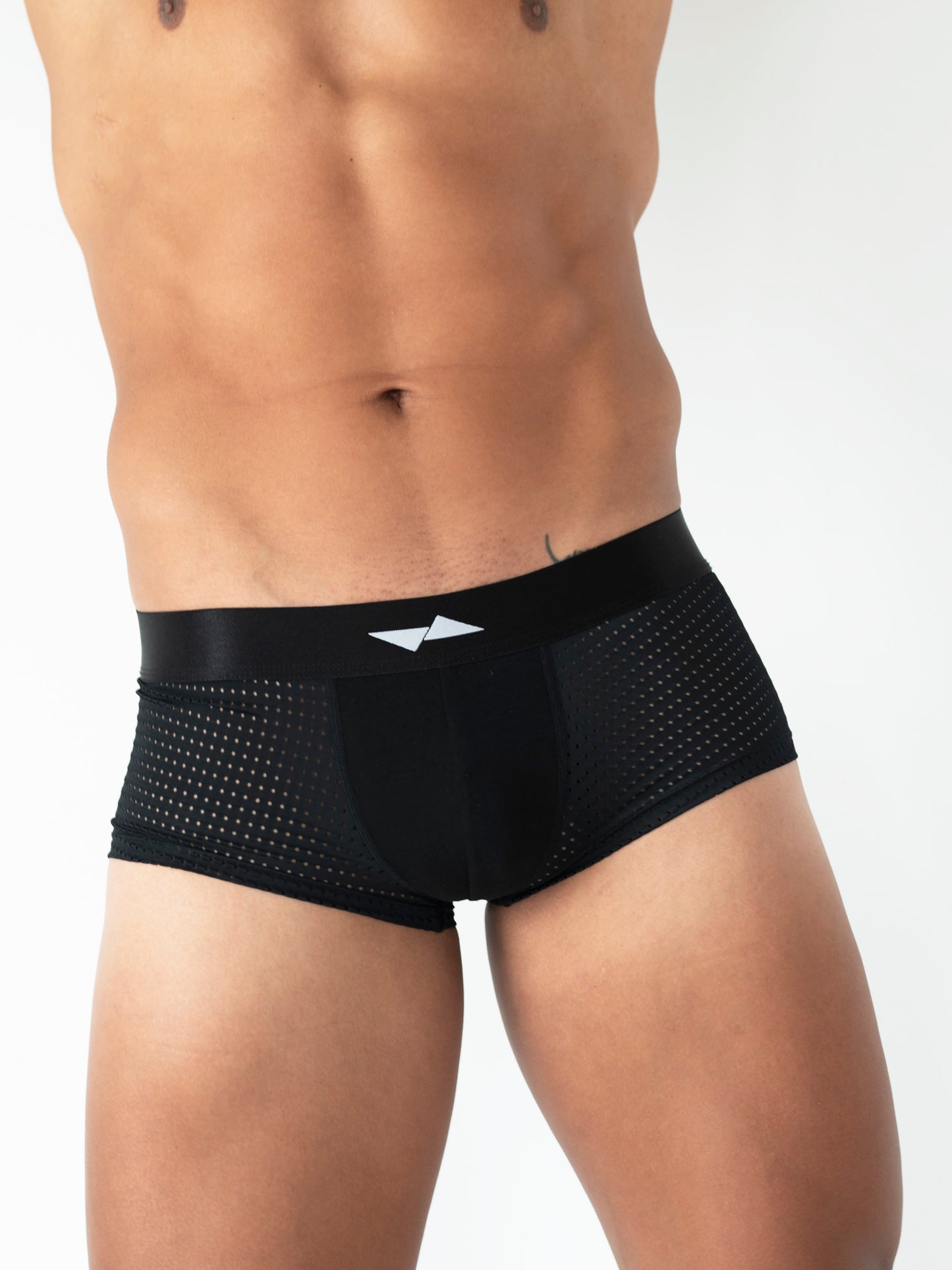 Deluxe Mesh Boxers - Black