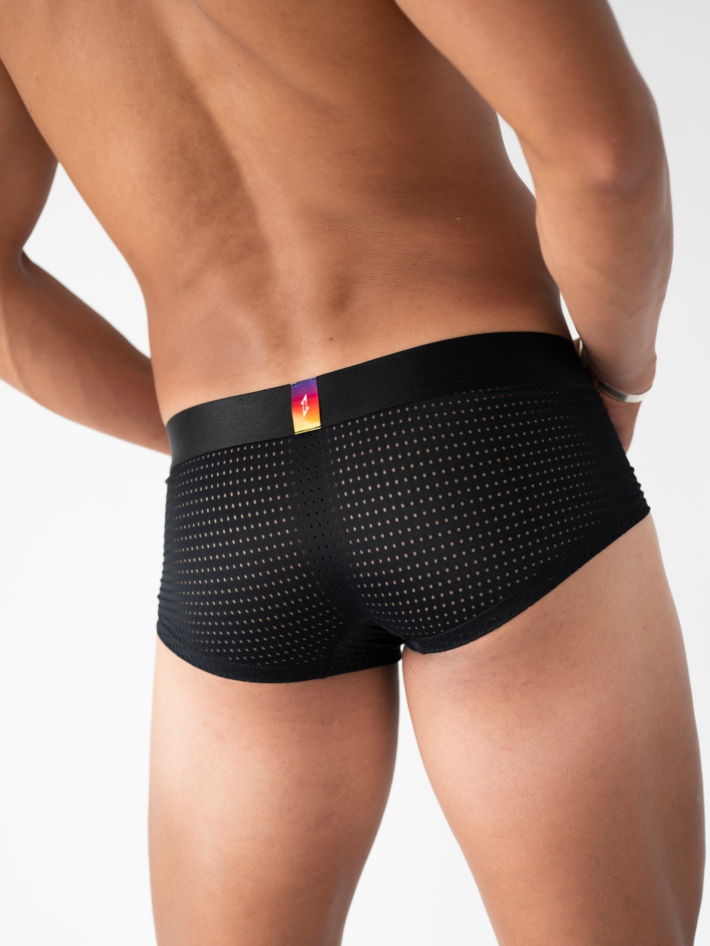 Deluxe Mesh Boxers - Black