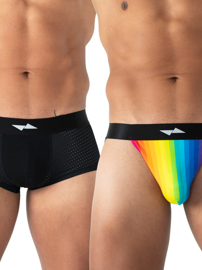 2-Pack Rainbow Jocks & Deluxe Boxers