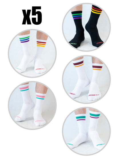 (Mélangez-en 5 au choix) - Chaussettes Rudest en éponge intégrale