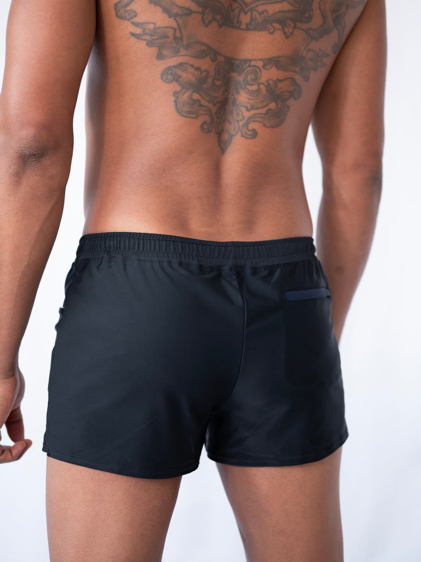 Jet Black SWYM All-Day Active Gym & Swim Shorts