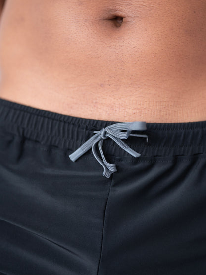 Jet Black SWYM All-Day Active Gym & Swim Shorts