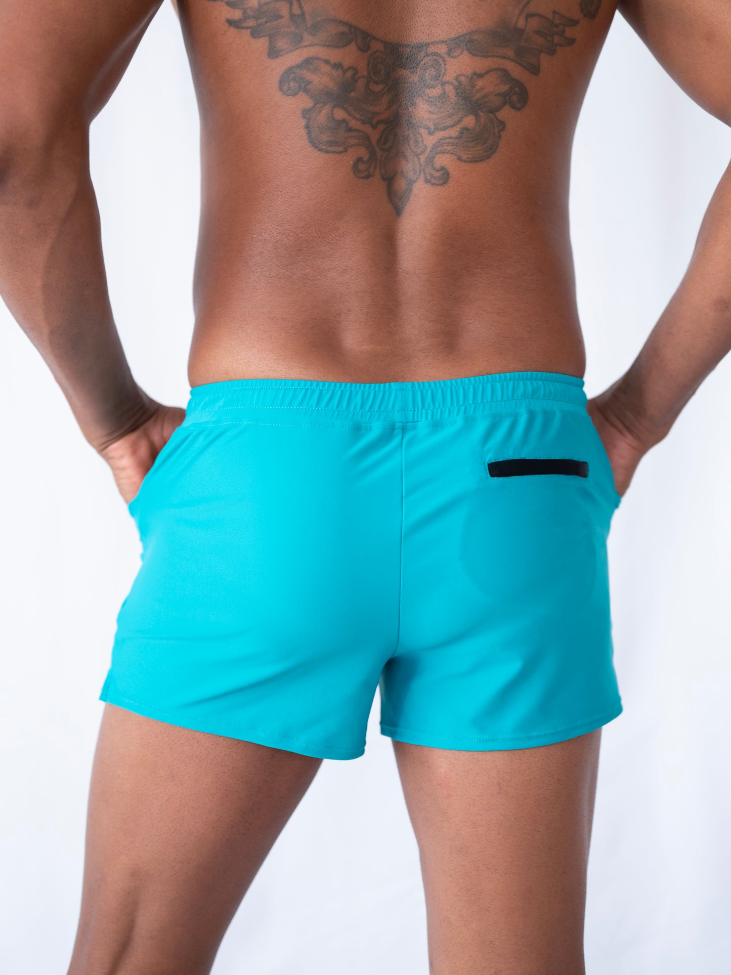 Aqua Blue SWYM All-Day Active Gym & Swim Shorts