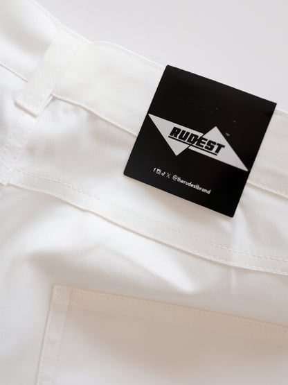Spectrum Roll-up Shorts 2025 – Off-White (Regular)