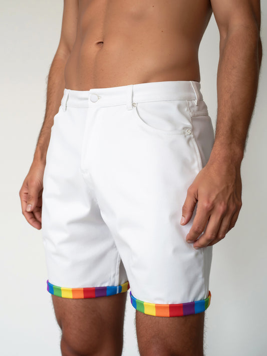 Spectrum Roll-up Shorts 2025 - Off-white (Regular)
