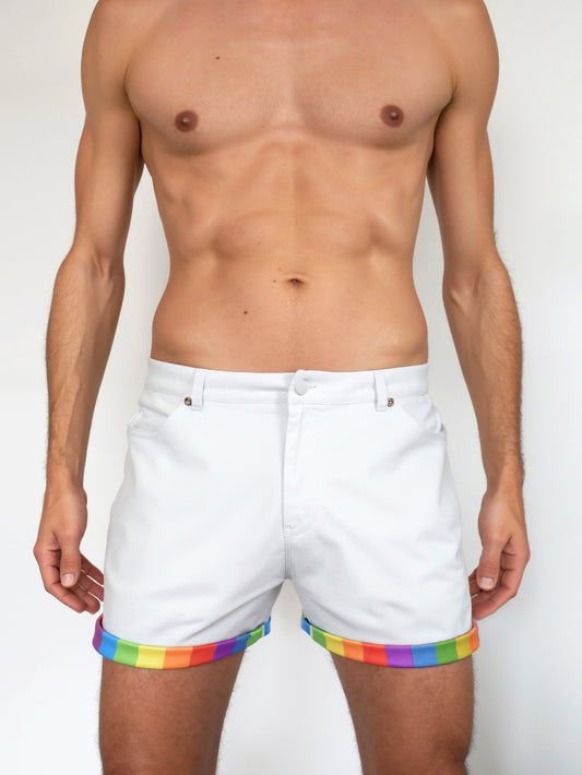 Spectrum Roll-up Shorts 2025 - Off-white (Short)